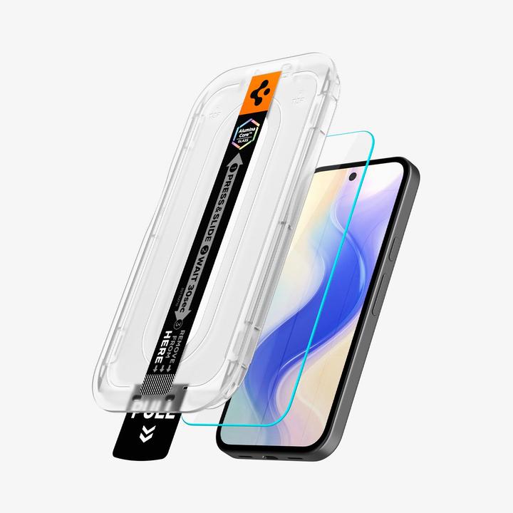 Actual product image Spigen GLAS.tR EZ Fit Pro Pixel 10a Screen Protector (2 pcs., Google Pixel 10a)