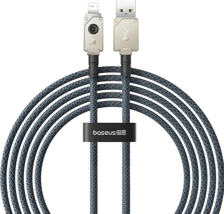 Actual product image Baseus Fast Charging Cable 2.4A 2M (Black) (2 m, USB 2.0)