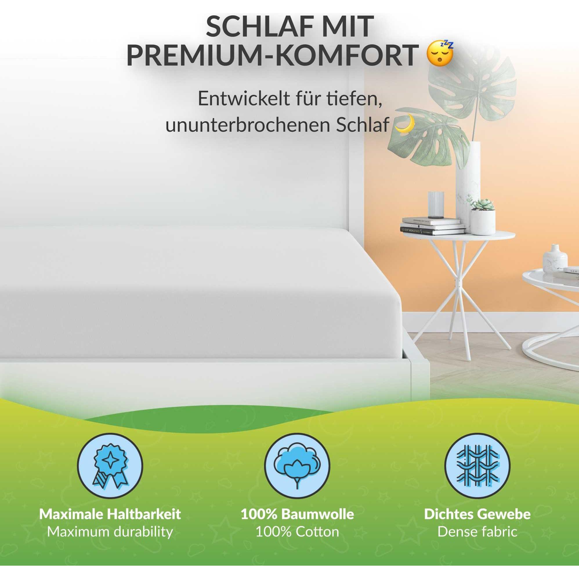 Thumbnail - Etérea, Fixleintuch, Comfort Jersey (140 x 200 cm, 160 x 200)