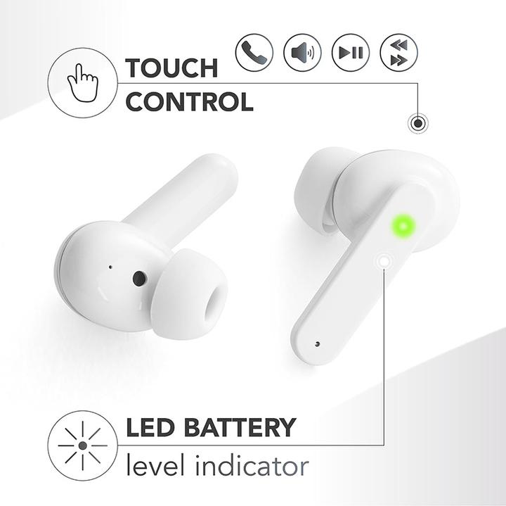 Produktbild Cellularline Music & Sound Bluetooth Earphones Fancy Lines White (5 h, Kabellos)