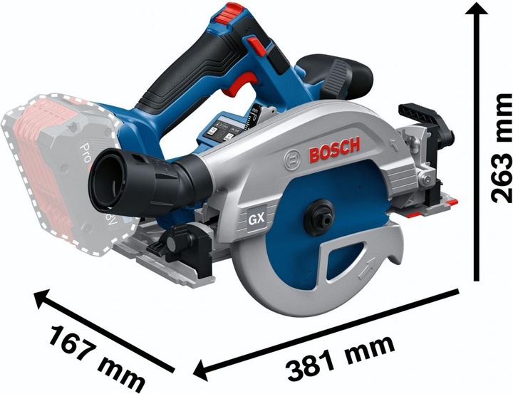 Produktbild Bosch Professional GKS 18V-57-2 GX