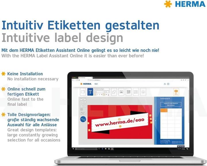 Actual product image HERMA Weatherproof labels A4