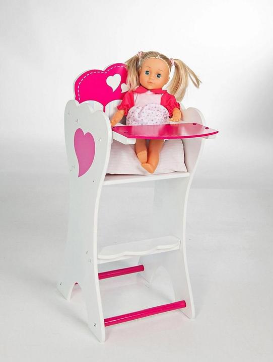Image du produit Amia Chaise haute de poupée AM "Flora", en bois