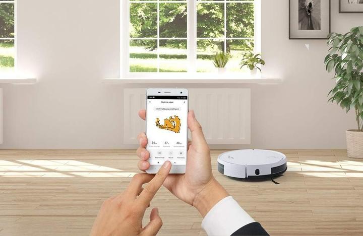 Produktbild Senya Wireless Programmable Robot Vacuum with App Control for Carpets and Hard Floors (2000 Pa, Wischtuch)