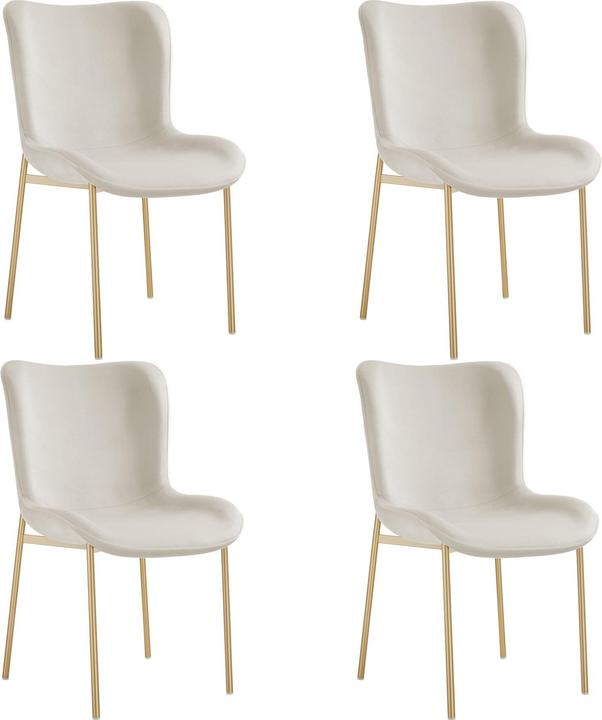 Look velluto beige, Oro