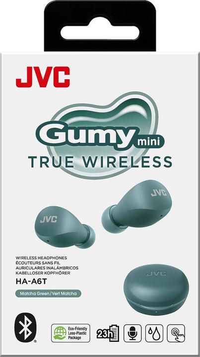 Actual product image JVC HA-A6T-Z-U mint Headphones In Ear TWS 3.9g lightweight (7.50 h, Wireless)