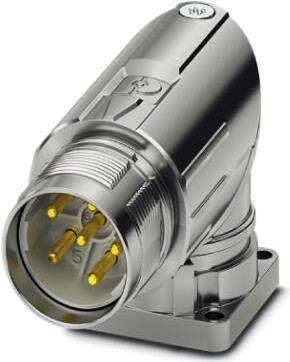 Produktbild Phoenix Contact M23 Rechts abgewinkelt Stecker Rundsteckverbinder M23, 6 Pole, Crimp