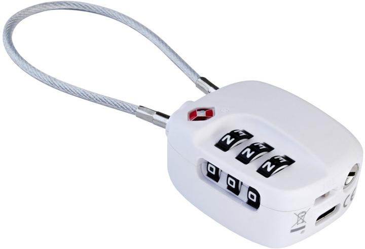 Produktbild Boompods LOCK TSA Bag Tracker White (iOS)