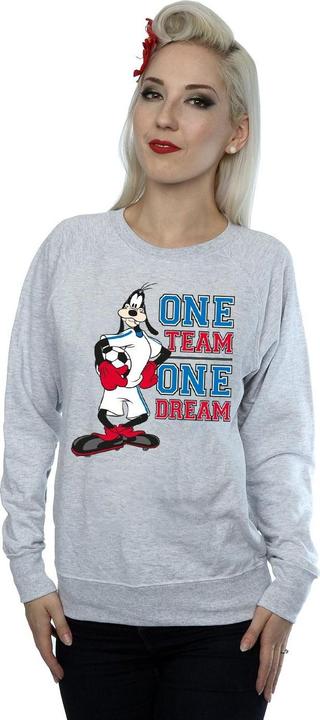 Actual product image Disney Womens/Ladies Goofy One Team One Dream Sweatshirt (XL)