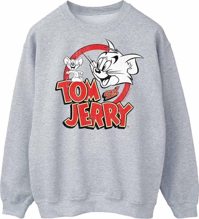 Immagine prodotto Tom & Jerry Distressed Logo Felpa Donna (M)