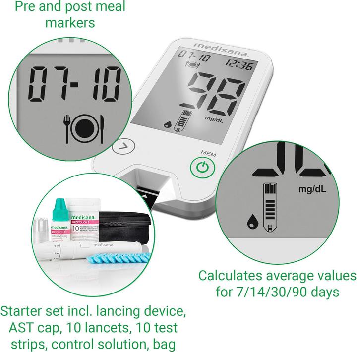 Image du produit Medisana MediTouch (Glucomètre)