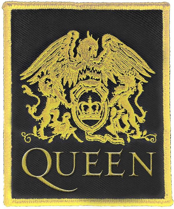 Actual product image Queen Classic Crest Iron On Patch (1 x)