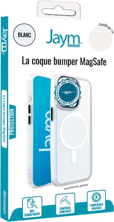 Produktbild Jaym Coque Bumper Compatible Magsafe Pour Iphone 16 Pro - Blanc - ® (Apple iPhone 16 Pro)