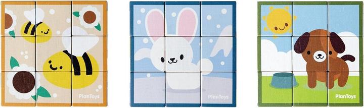 Produktbild Plantoys Tier Würfelpuzzle (9 Teile)