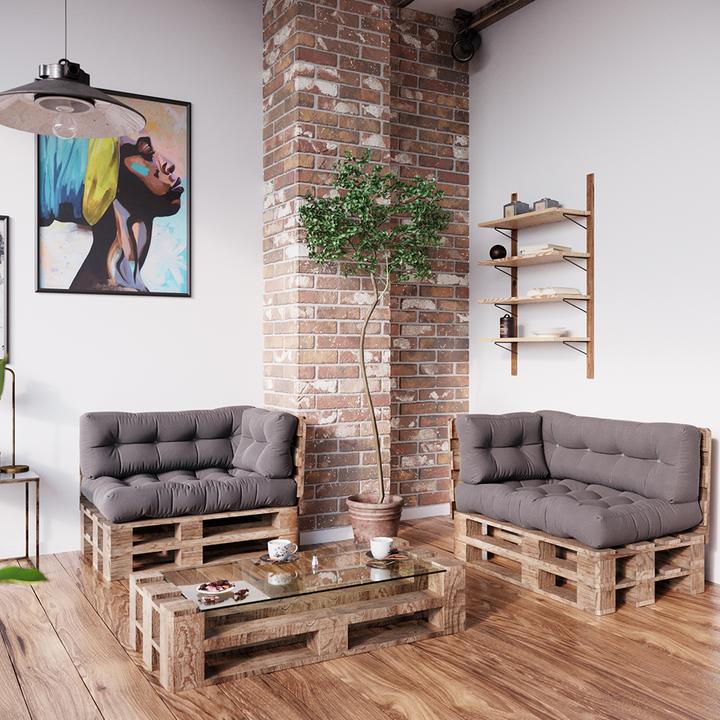 Image du produit Vicco Palettenkissen Flocken (120 x 80 x 15 cm)