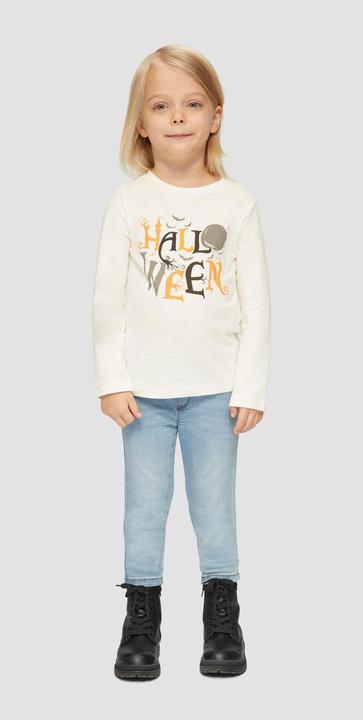 Produktbild S.Oliver T-Shirt Unisex Longsleeve mit Halloween-Print (104, 110)