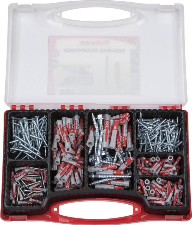 Image du produit Fischer Redbox DuoPower + vis (210 pcs)