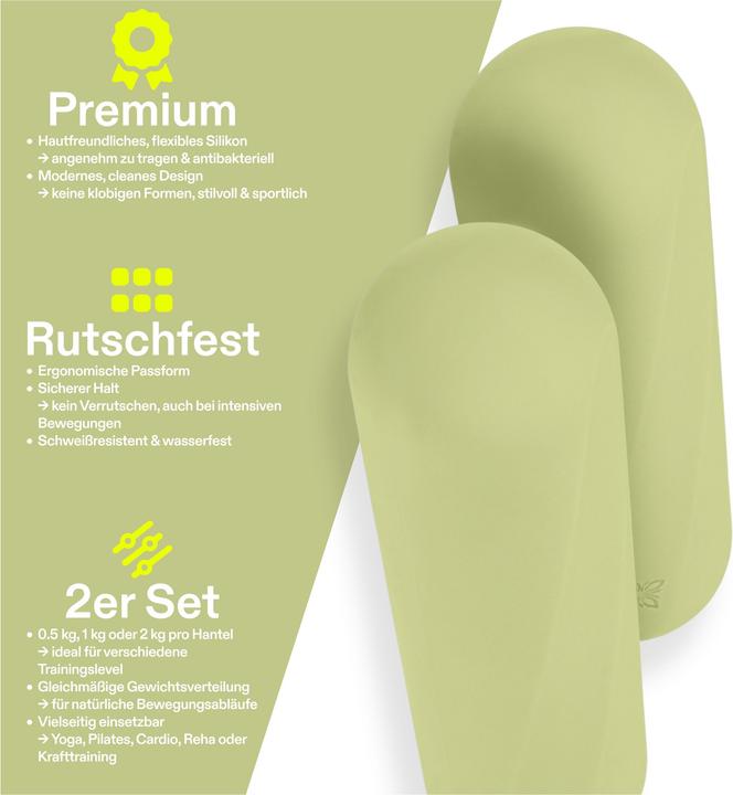Immagine prodotto Omnana HEROBAR Kurzhantel (2 x 1 kg)