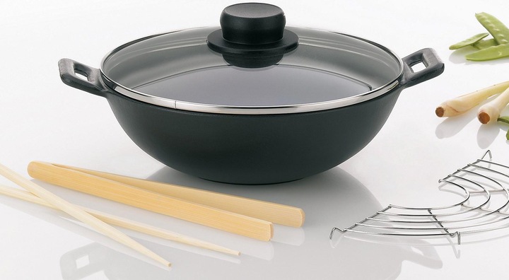 Produktbild Kela Wok Mini (24 cm, Wok Pfanne, Gusseisen)