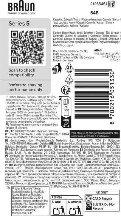 Immagine prodotto Braun 54B (1 x)