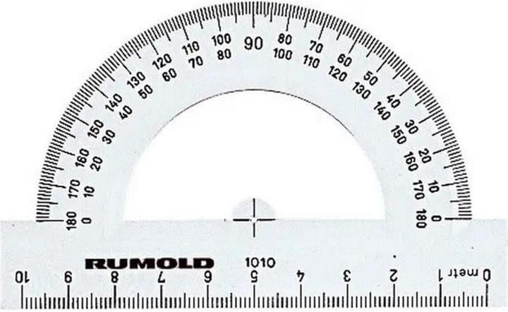 Produktbild Rumold Schulwinkelmesser 10cm 1010 180° (10 cm)