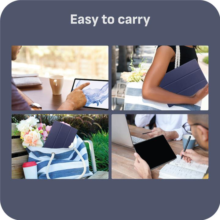 Produktbild Cazy Premium Smart Hülle Kompatibel mit Samsung Galaxy Tab S8+ - Schutz Etui Hülle - Automatischem (Galaxy Tab S8+)