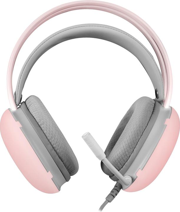 Actual product image Mars Gaming MHGLOWP Headphones & Headset Wired Headband USB Type-A Pink (Cable)