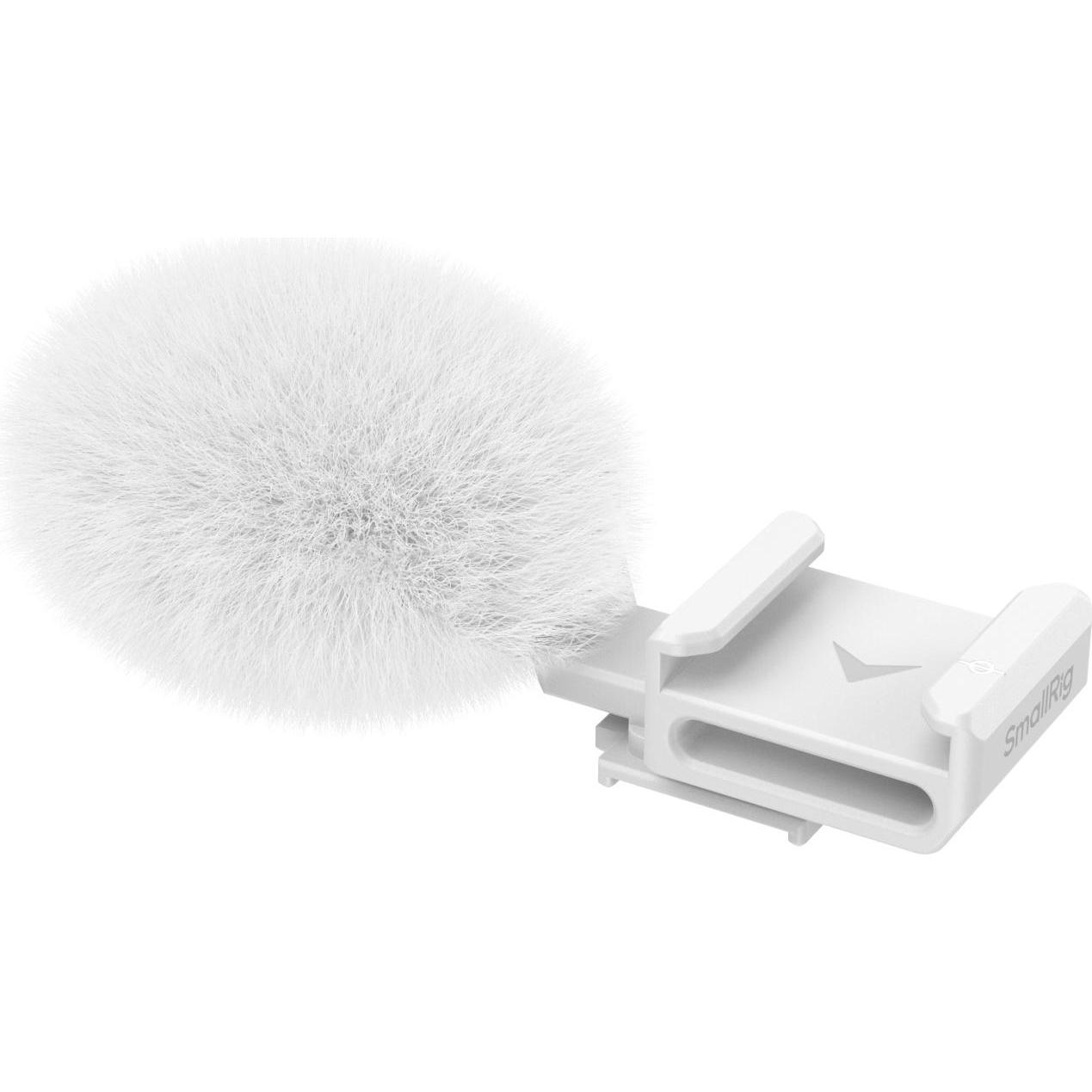 Thumbnail - SmallRig Cold Shoe Adapter with Furry Windscreen (White) for Sony ZV series cameras 4734, Video Zubehör, Weiss