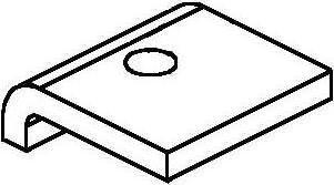 Actual product image Niedax Profile clamp HSK 10
