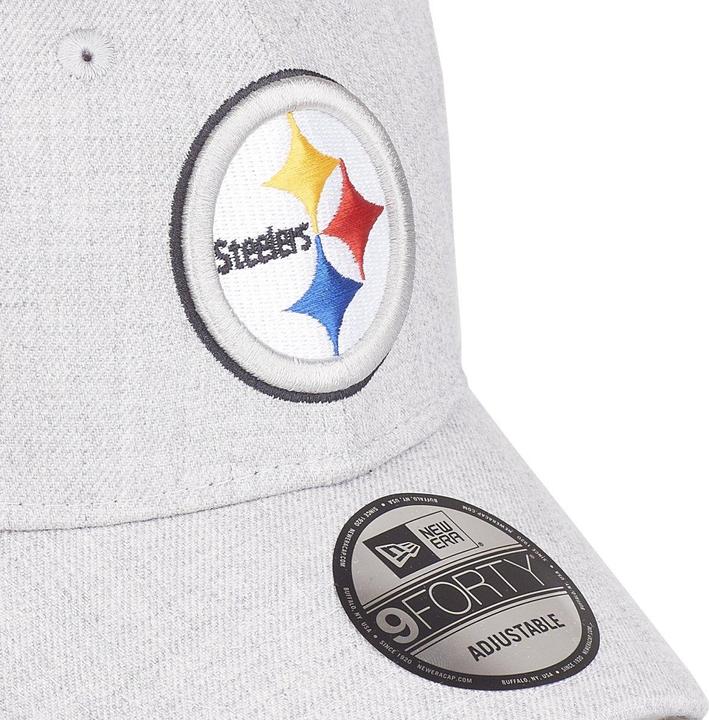 Actual product image New Era 9Forty Cap - Pittsburgh Steelers heather grey (One size)