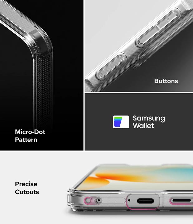 Actual product image Ringke Fusion Cover for Samsung Galaxy A57 Clear (Samsung Galaxy A57)