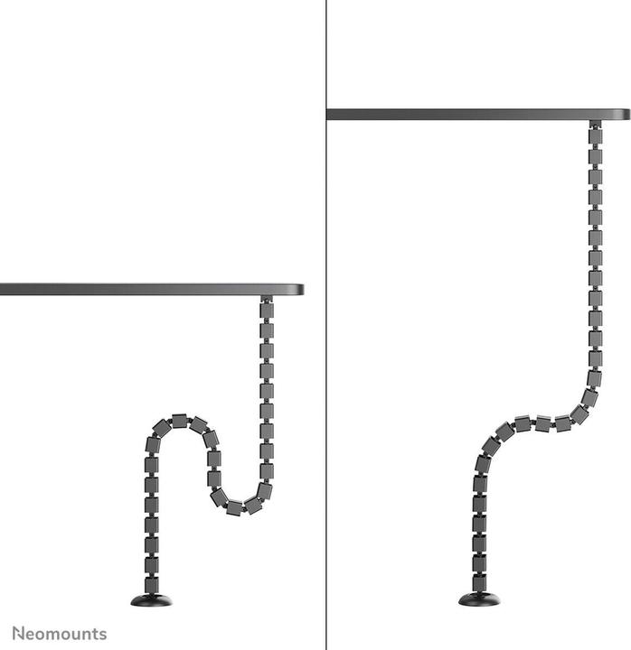 Produktbild Neomounts Kabelkanal flexibel schwarz/Schraubbefestigung (Kabelkanal, 130 cm)