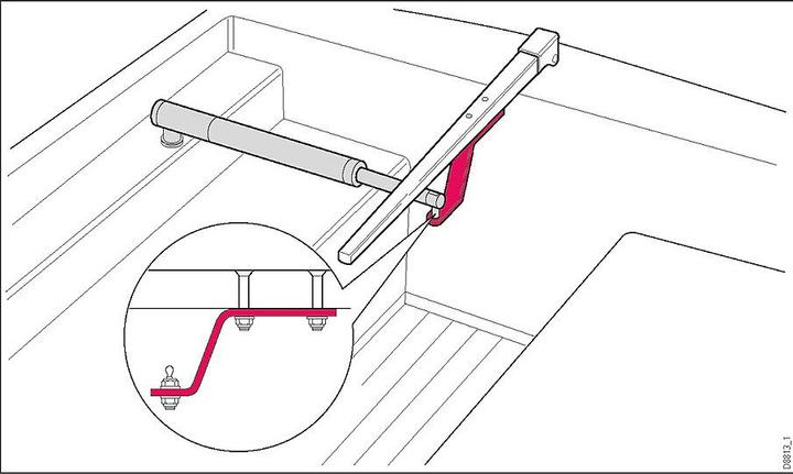 Actual product image Raymarine Substructure angle