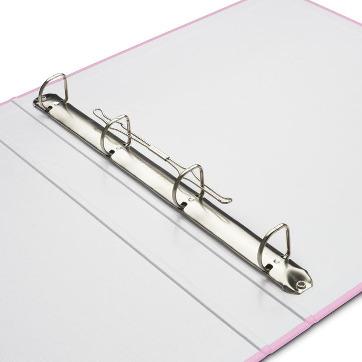 Immagine prodotto Hama Cartella con meccanismo di combinazione a 4 anelli, larghezza dorso 39 mm, rosa (A4, 39 mm, 1 pz.)