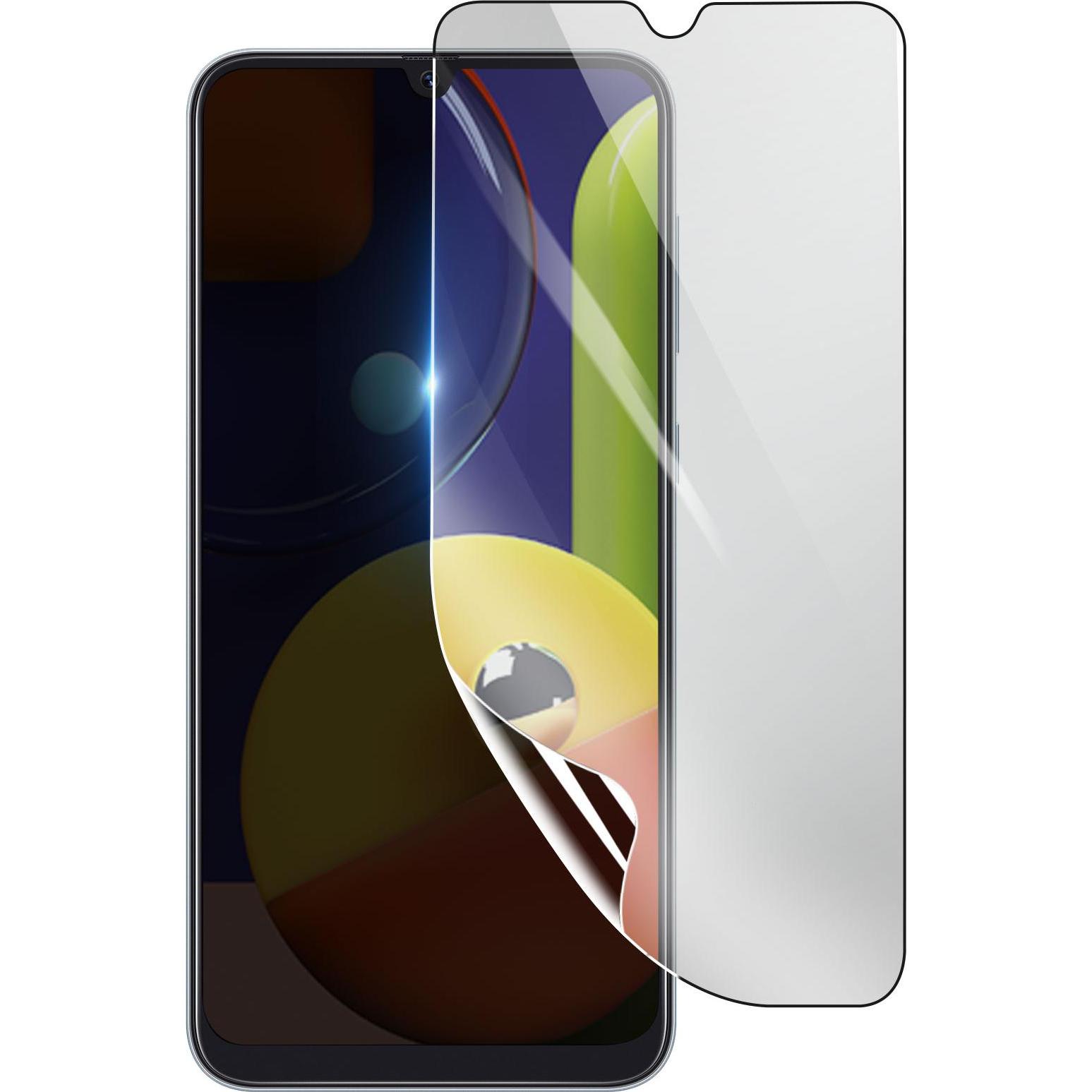 3MK Hydrogel Bildschirmfolie für Samsung Galaxy A50 (1 Stück, Samsung Galaxy A50), Smartphone Schutzfolie, Transparent