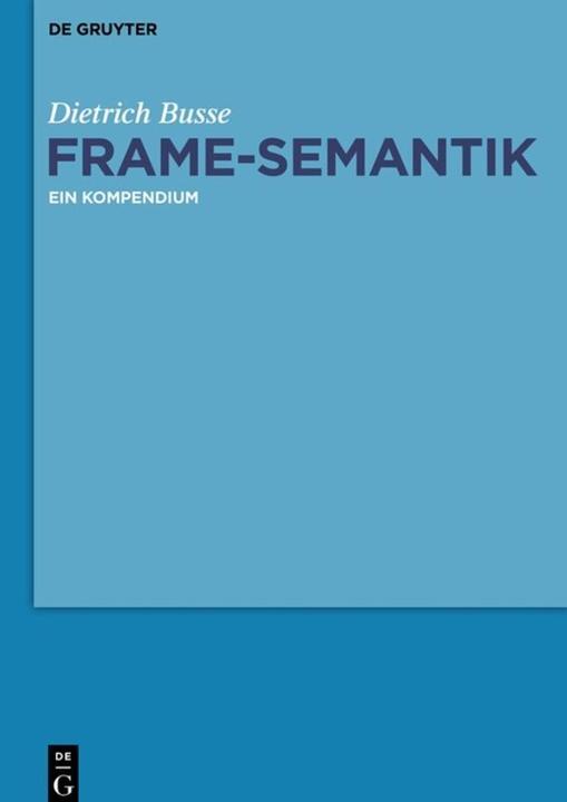 Produktbild Frame-Semantik (Deutsch, Dietrich Busse, 2016)