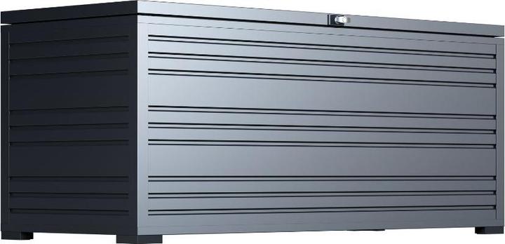 Image du produit Ventaris Coffre de jardin verrouillable | 201 x 79 x 83 cm | 1318 litres | Anthracite