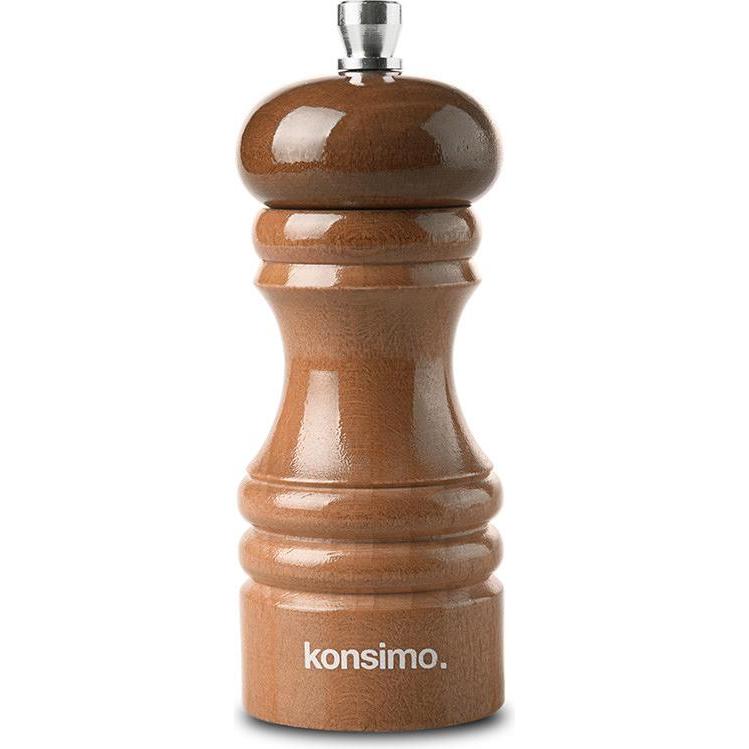 Konsimo Milos, Pfeffermühle + Salzmühle, Braun