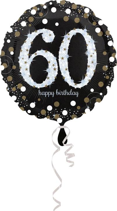 Produktbild Amscan Ballon 60 Jahre "Alles Gute zum Geburtstag". (1 x)