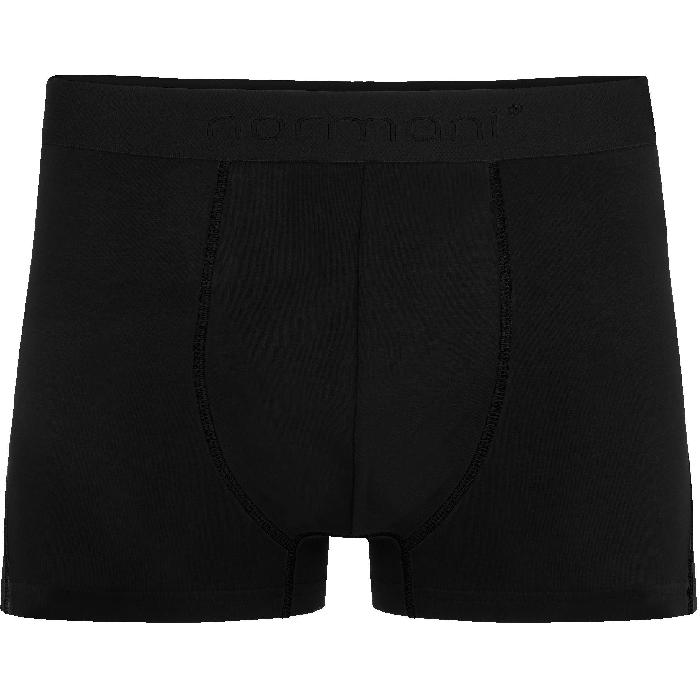 Normani, Herren, Unterhosen, 6 Herren Baumwoll-Boxershorts, Schwarz, (XXL, 6er Pack)