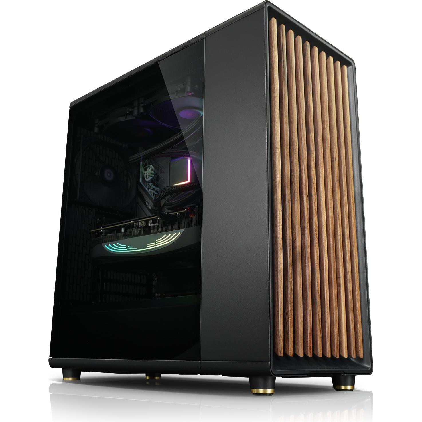 Kiebel Black Forest 12 (ATX), PC Gehäuse, Schwarz