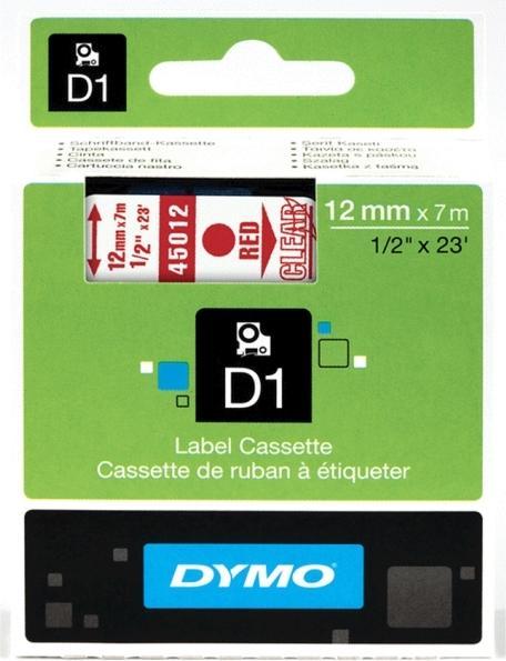 Produktbild Dymo S0720520 Standardband (1.20 cm, Rot)