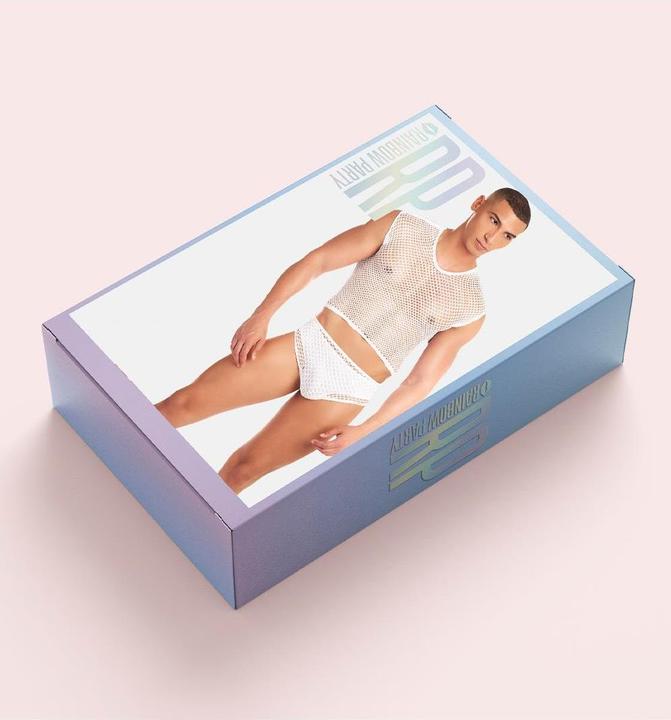 Produktbild René Rofé Rainbow Party Weisses Dessous-Set, S/M (S, M)