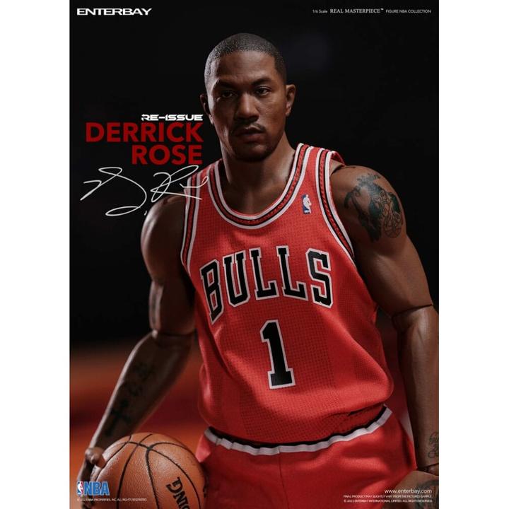 Enterbay NBA Collection Real Masterpiece Action Figure 1/6 Derrick