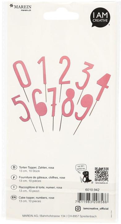 Actual product image I Am Creative Cake Topper (10 pcs.)