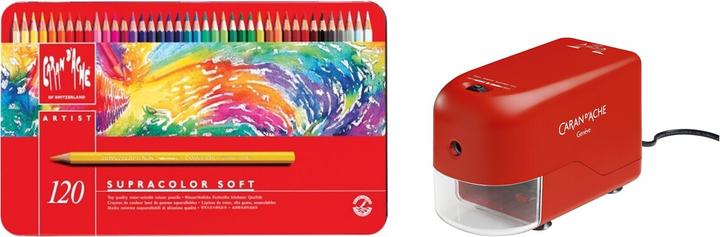 Produktbild Caran d'Ache Farbstifte Supracolor + Spitzmaschine elektrisch