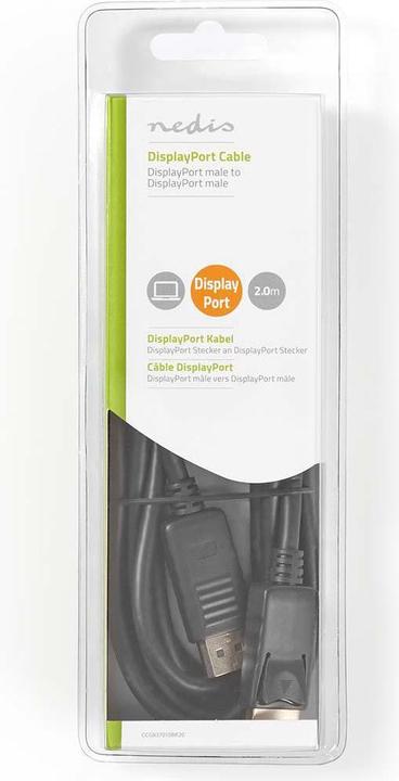 Produktbild Nedis DisplayPort 1.2 Displ ayPort Stecker - DisplayPor (2 m)