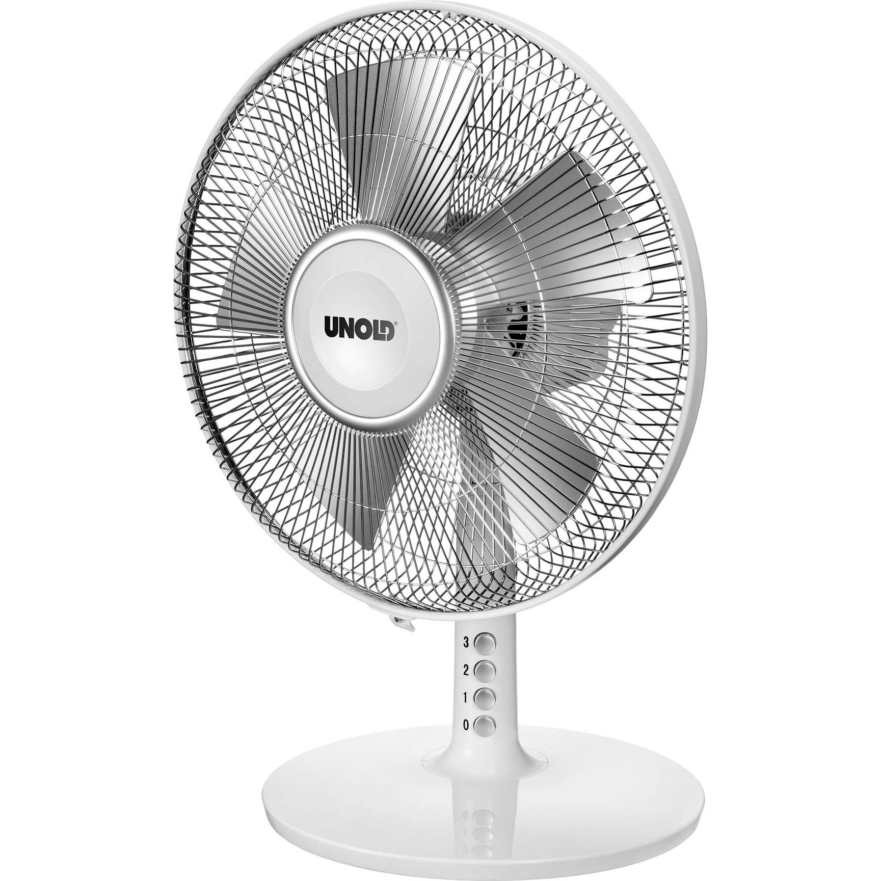 Unold Silverline, Ventilator, Silber, Weiss