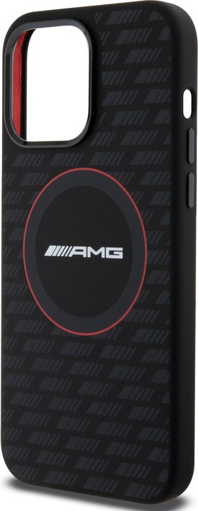 Produktbild Mercedes AMG AMHMP15X23SMRK iPhone 15 Pro Max 6.7" czarny/black hardcase Silicone Carbon Pattern MagSafe (Apple iPhone 15 Pro Max)