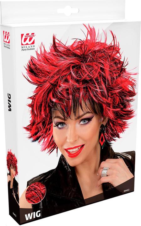 Immagine prodotto Widmann Parrucca discoteca in nero rosso